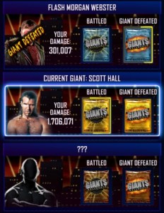 WWE SuperCard Giants Unleashed Rewards