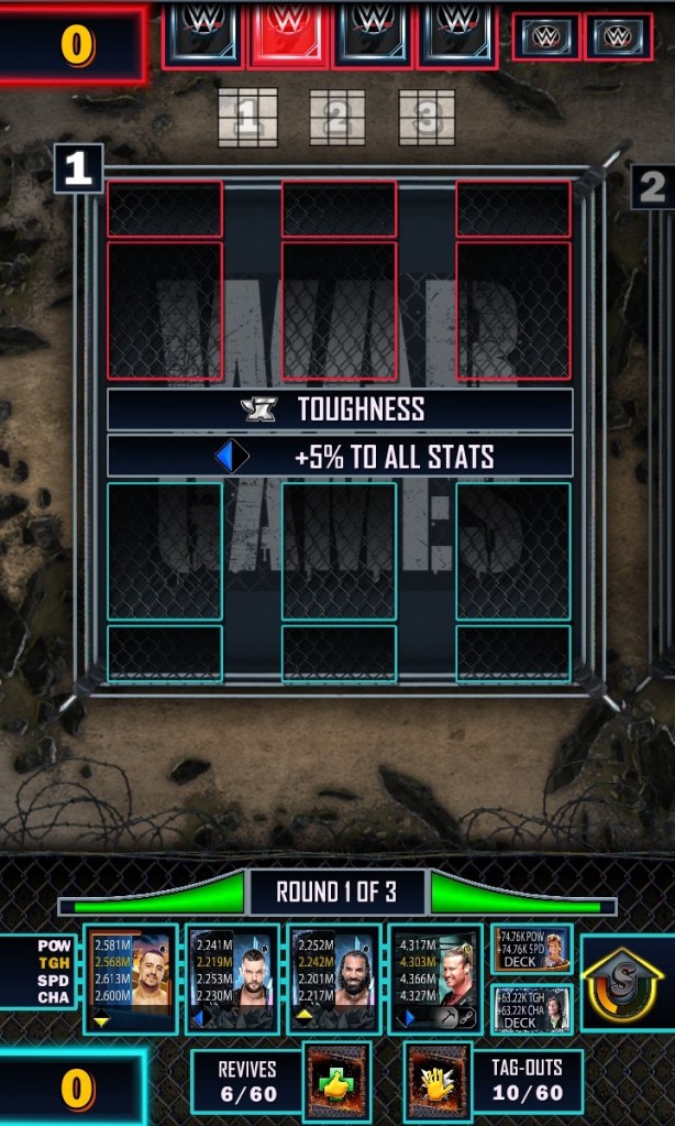 WWE SuperCard War Games Rings