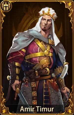 Amir Timur (Evony General Builds) - One Chilled Gamer