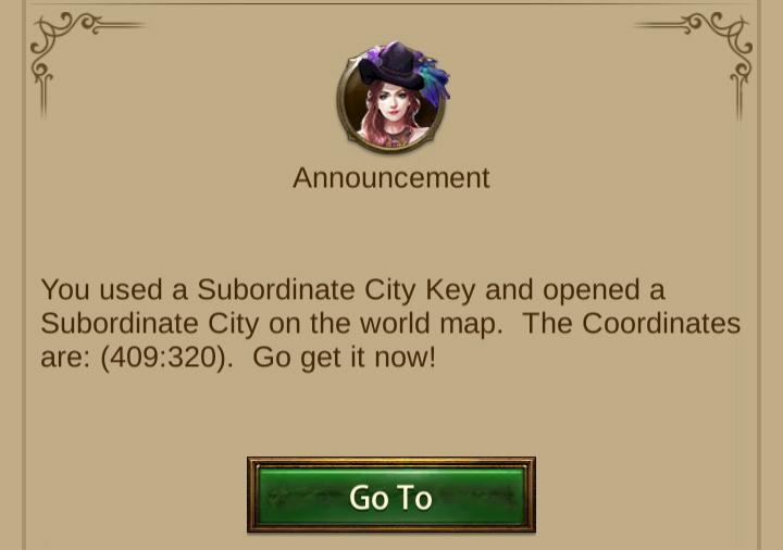 Evony Historic City Location