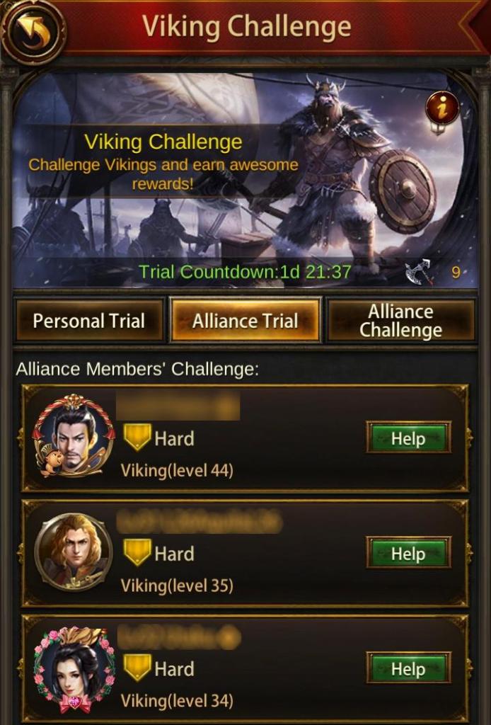 Evony Viking Alliance Help