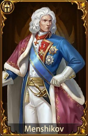 Menshikov - Evony General Builds