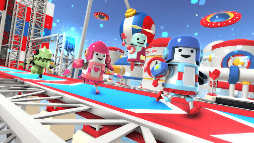 Mobile game like Fall Guys - Oopstacles