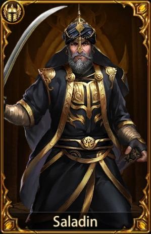 Saladin - Evony General Builds