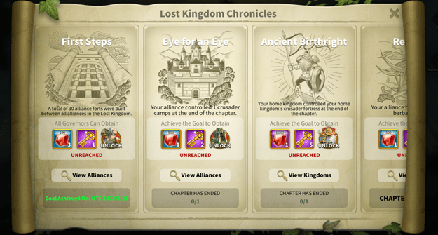 KvK 2 Chronicles Missions