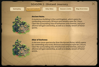 KvK 2 Ancient Ruins and Altars