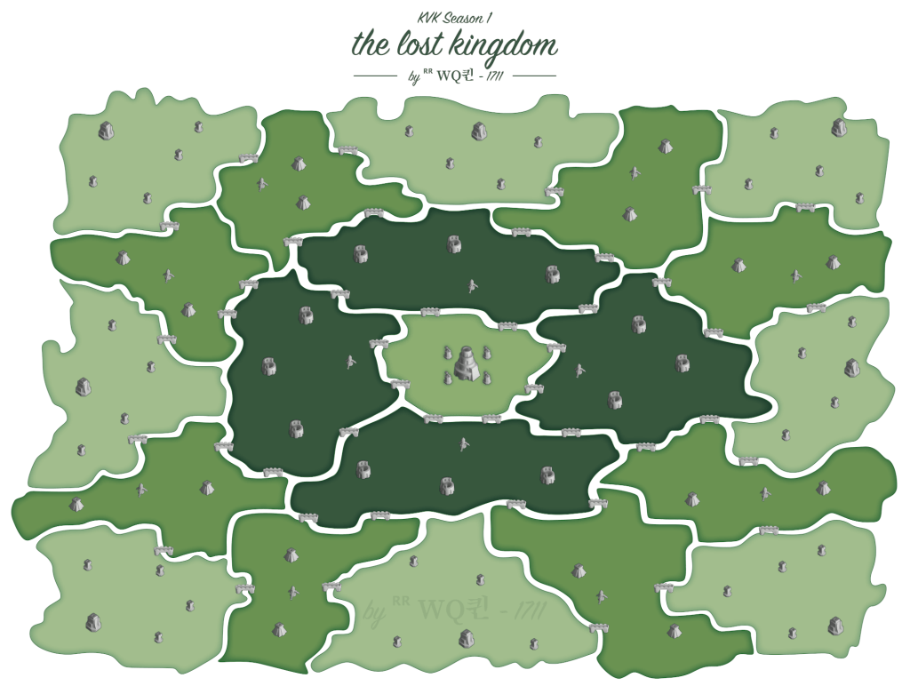 Rise of Kingdoms KvK 1 the Lost Kingdom Map