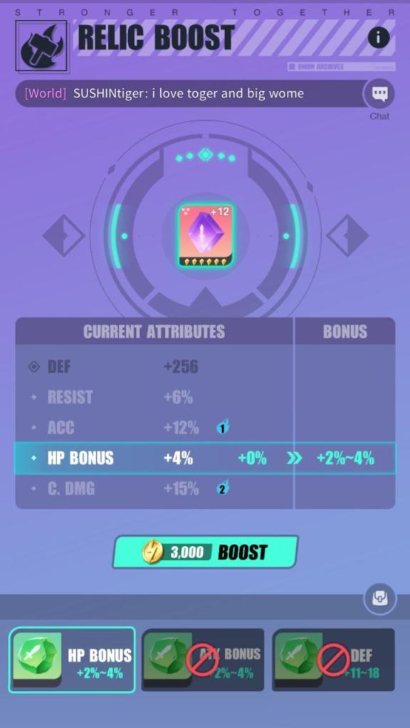 Dislyte Equipment Boost