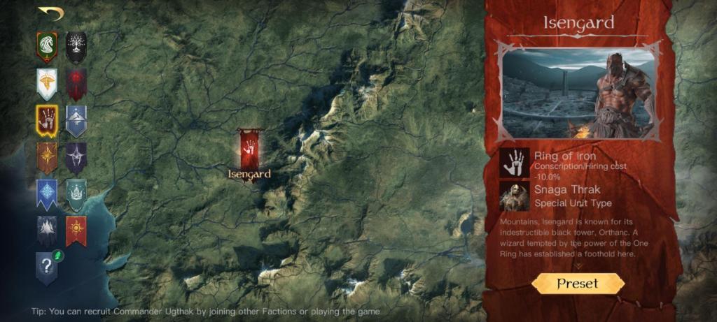 LotR Rise to War Isengard