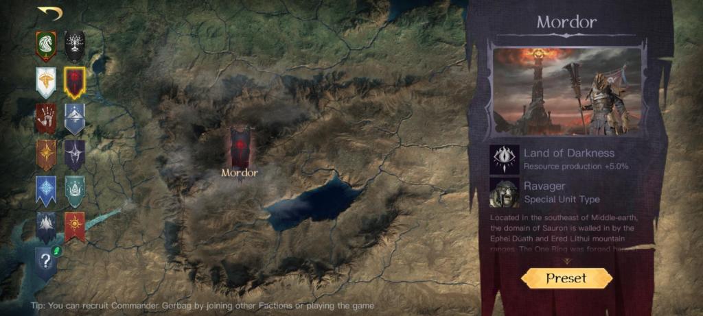 LotR Rise to War Mordor