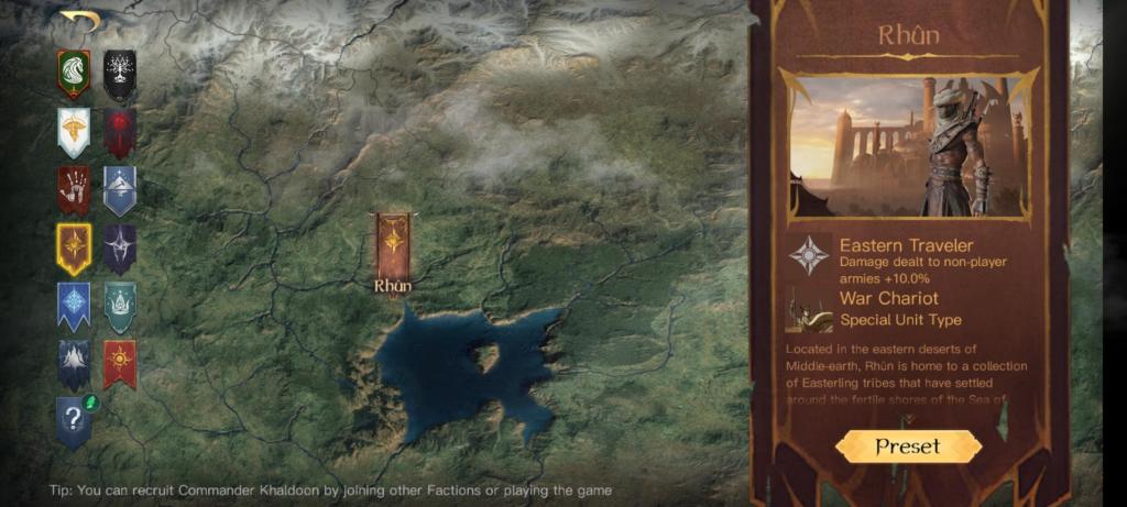 LotR Rise to War Rhun