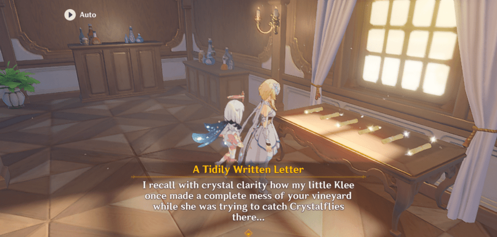 Genshin Impact Hidden Strife Letter