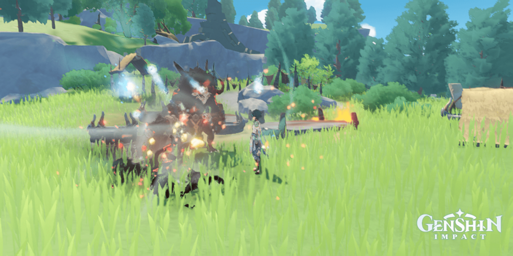 Genshin Impact Sub-DPS Particle Gathering