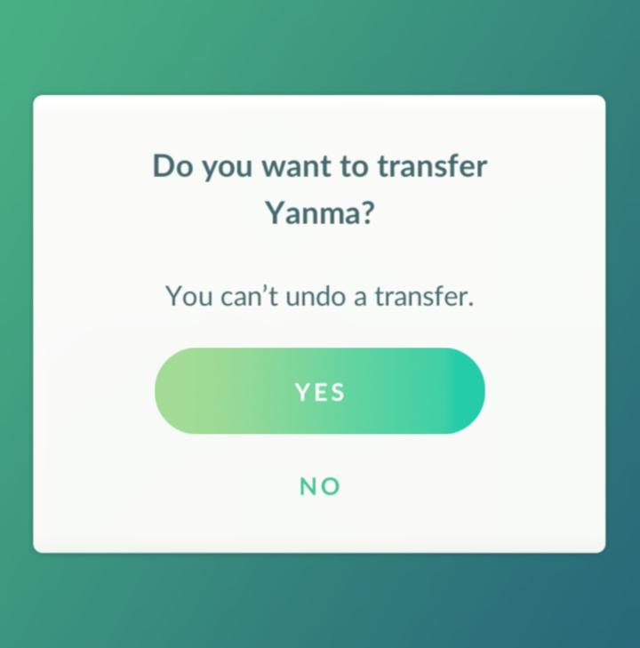 Pokémon Go Candy Tranfer