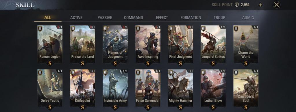 Epic Age Hero Skills