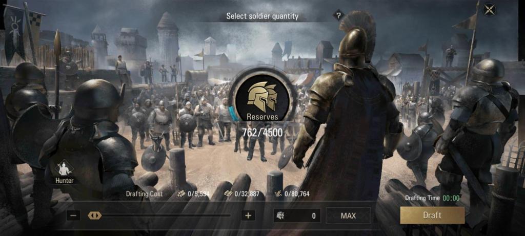 Epic Age Drafting Troop Reserves