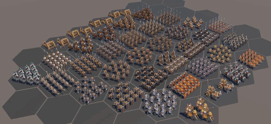 Epic Age Cvilization Unique Troops