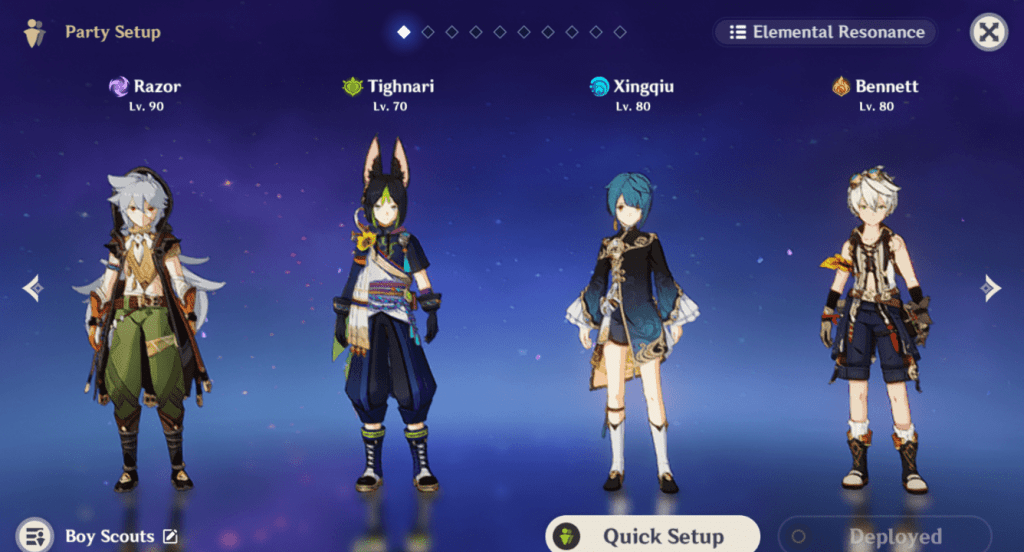 Tighnari Character Guide Boy Scouts Team