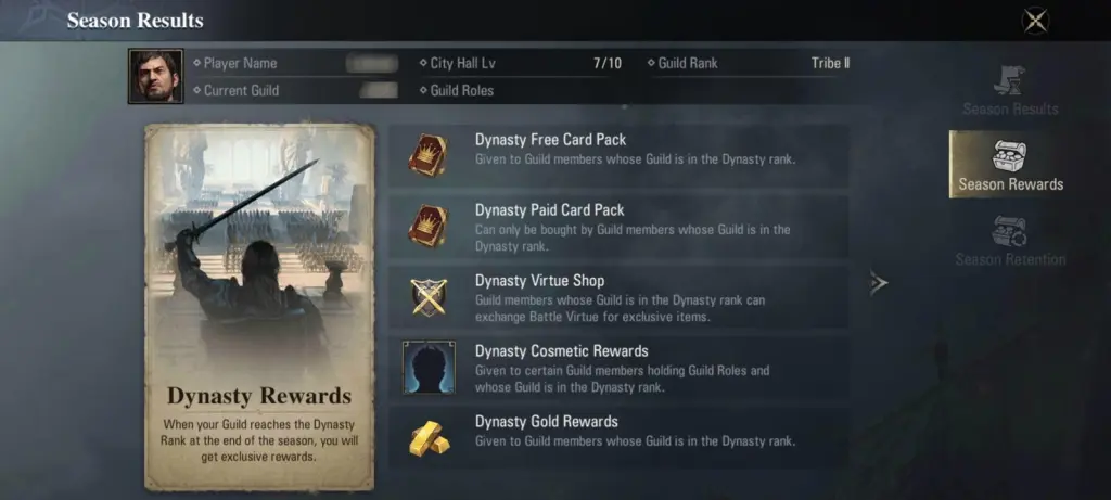 Epic Age Season Rewards