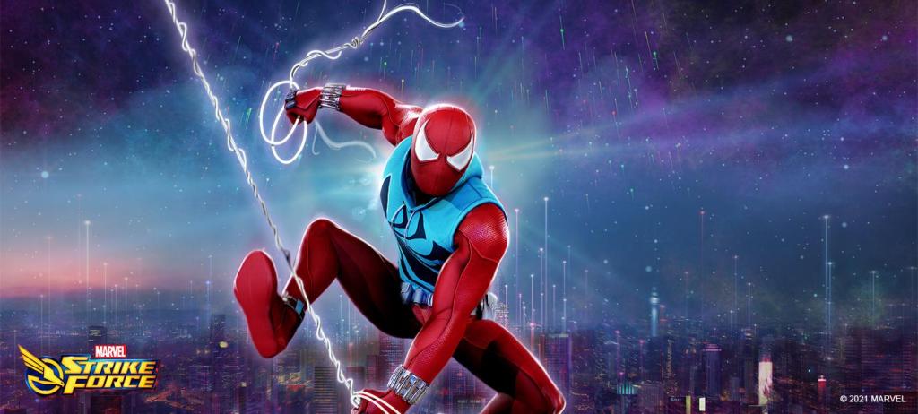 Marvel Strike Force Web-Warrior Scarlet Spider