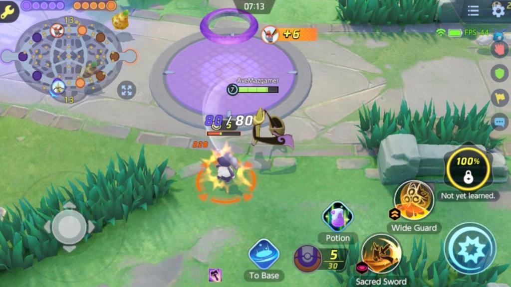 Pokemon Unite Aegislash Gameplay