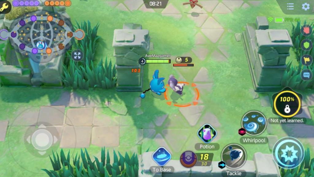 Pokemon Unite Azumarill Gameplay