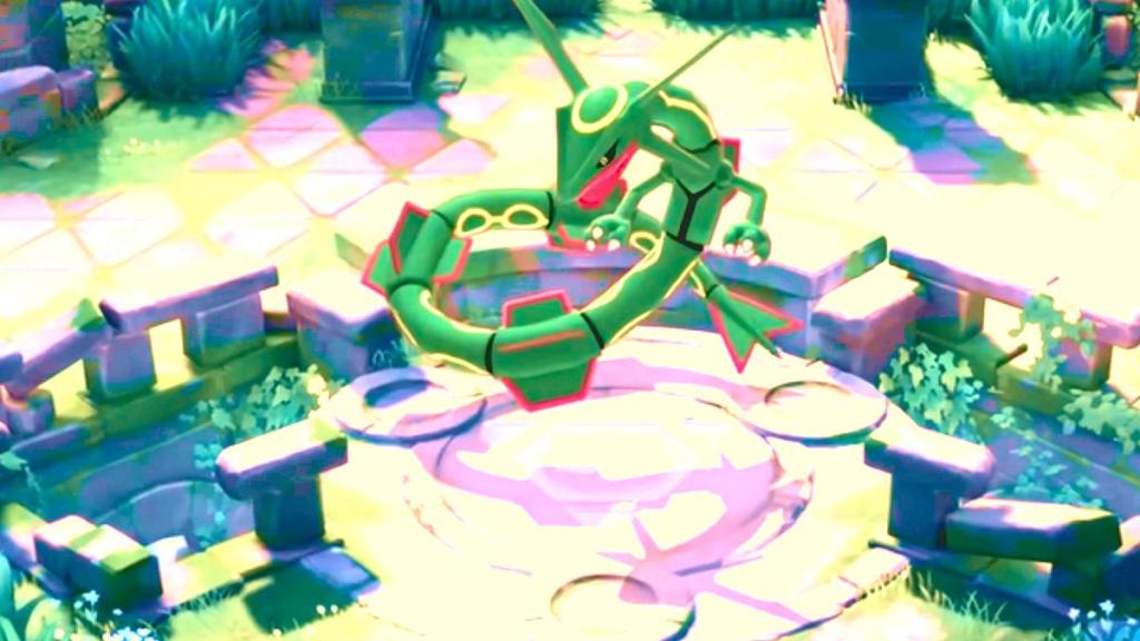 Pokemon Unite Rayquaza Theia Sky Ruins