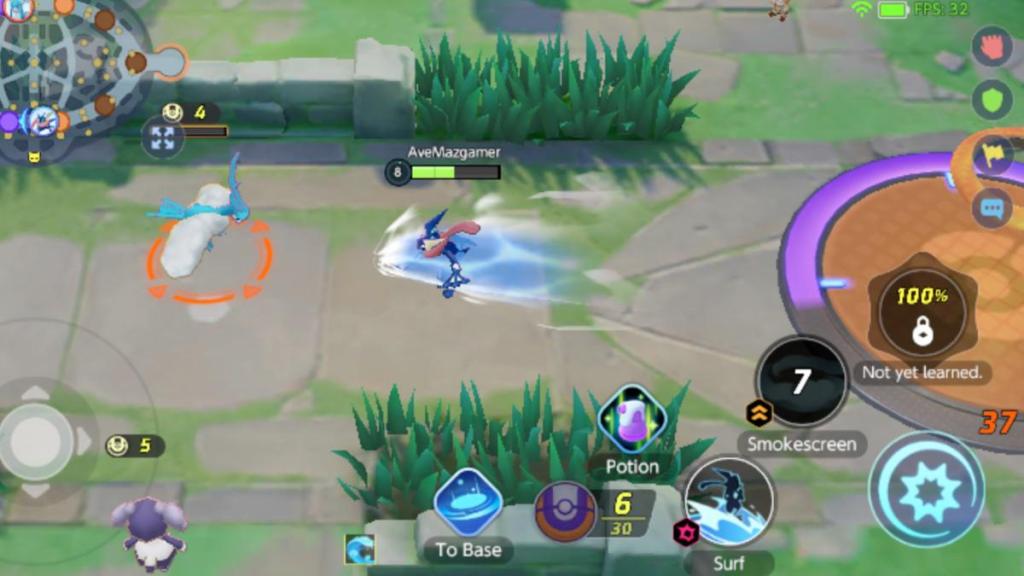 Pokemon Unite Greninja Gameplay