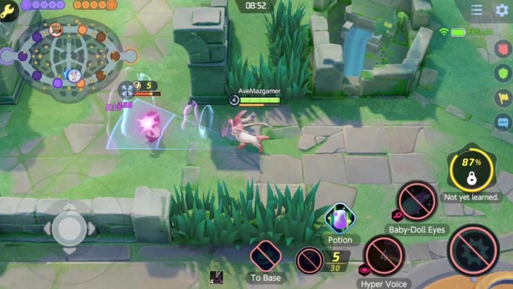 Pokemon Unite Sylveon Gameplay