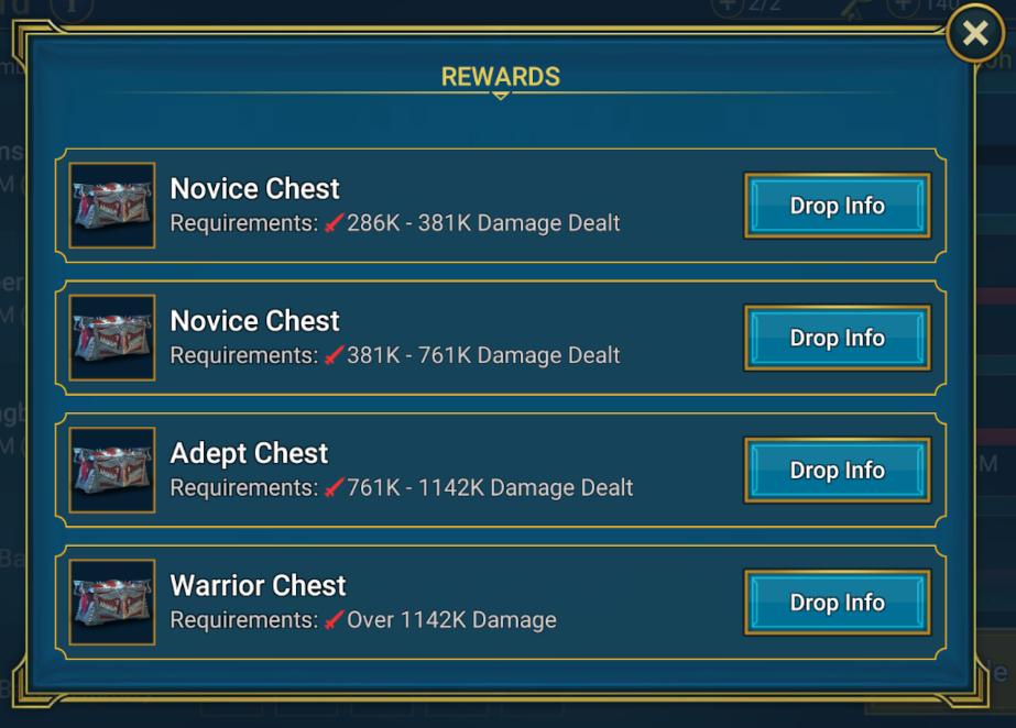 Raid Shadow Legends Clan Boss Rewards