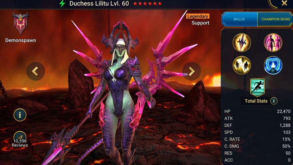 Raid Shadow Legends Best Legendary Champions - Duchess Lilitu