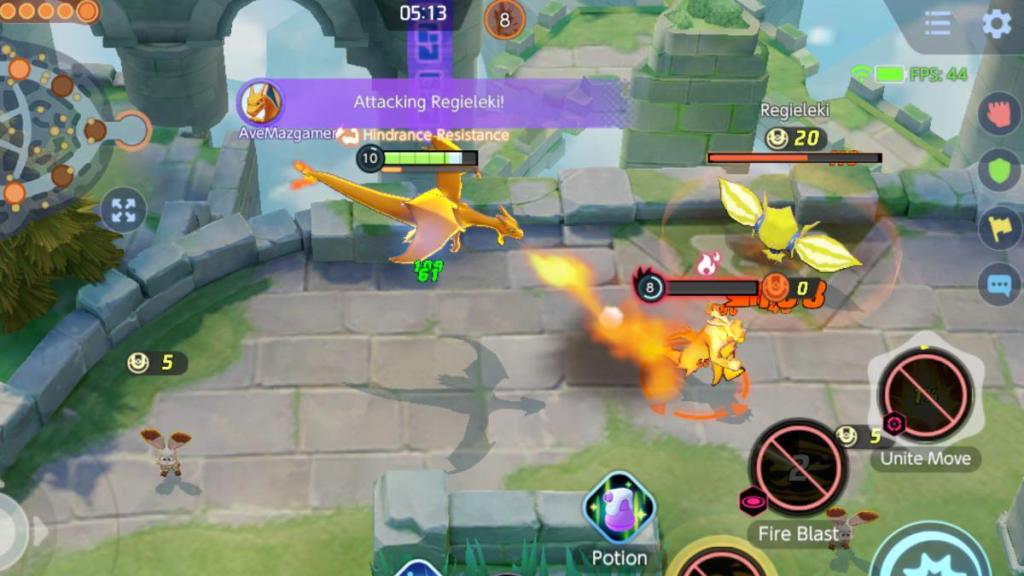 Pokemon Unite Charizard Unite Move