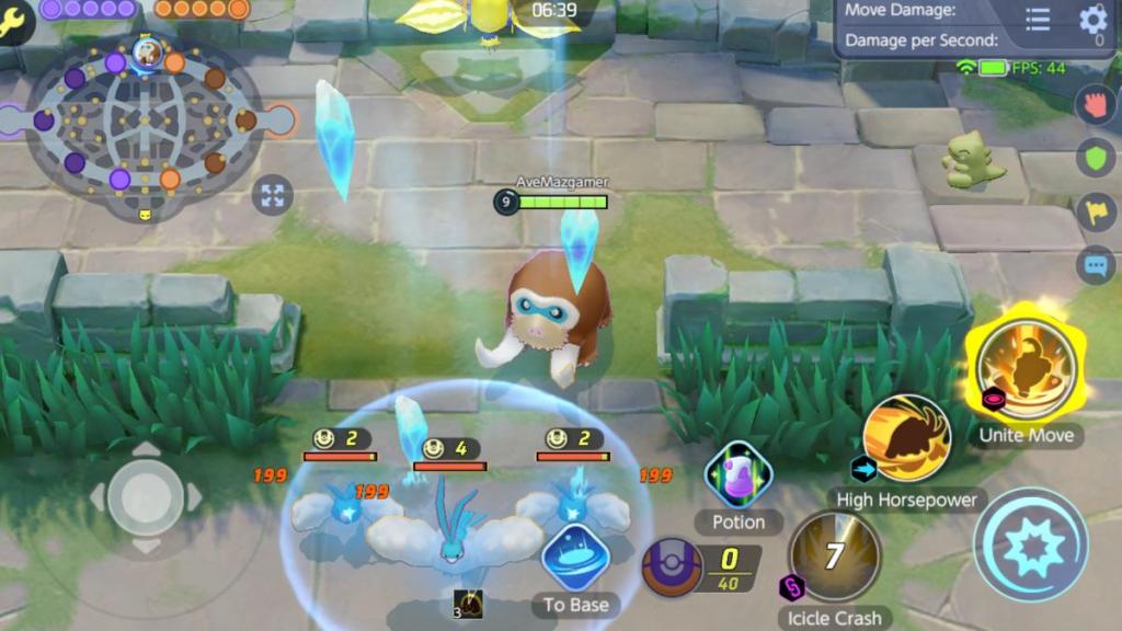 Pokemon Unite Mamoswine Gameplay