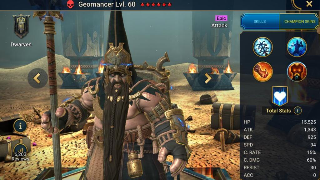 Best Epic Champions in Raid Shadow Legends - Geomancer