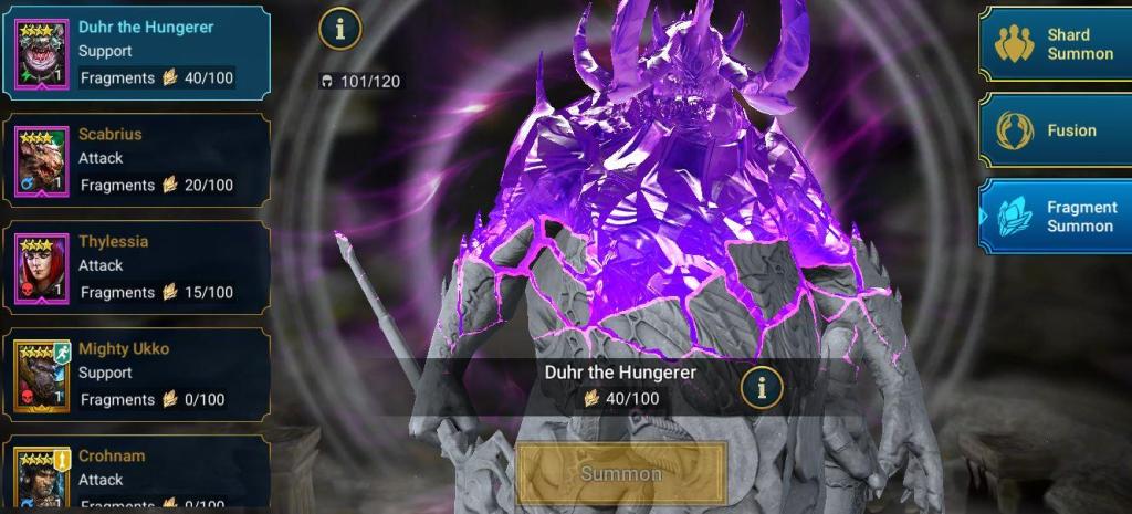 Raid Shadow Legends Fragment Summons