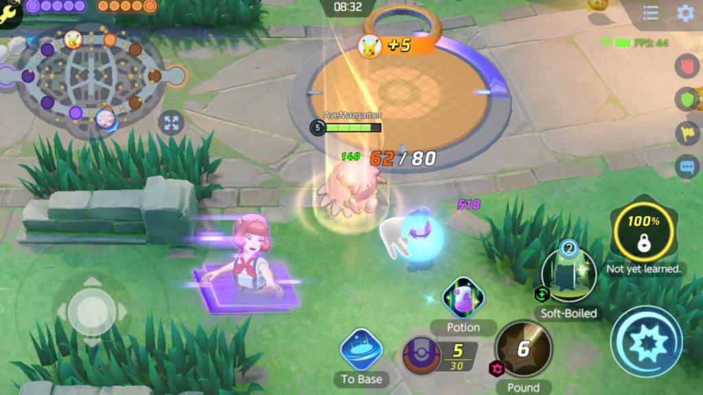 Pokemon Unite Blissey Gameplay