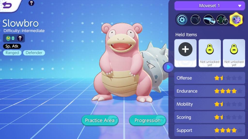 Pokemon Unite Slowbro Moveset