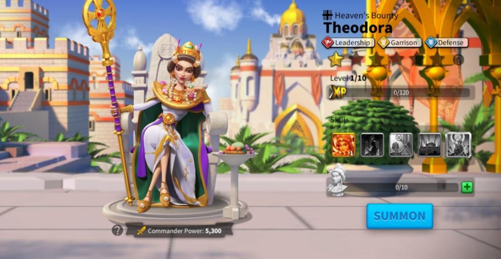 Best Defense Commanders in Rise of Kingdoms - Theodora