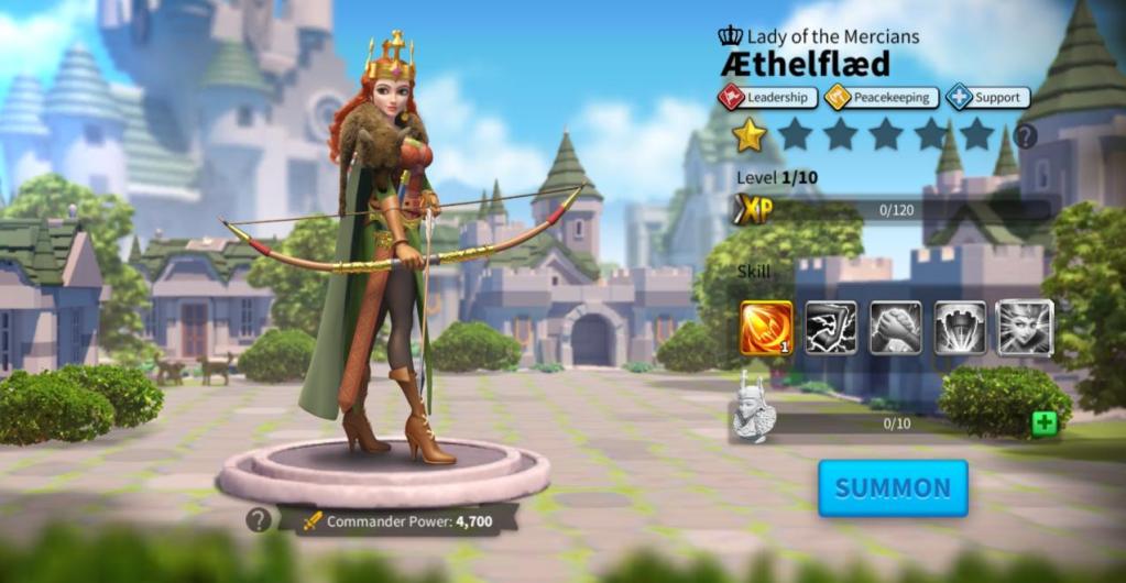 Rise of Kingdoms Best Support Commanders - Aethelflaed
