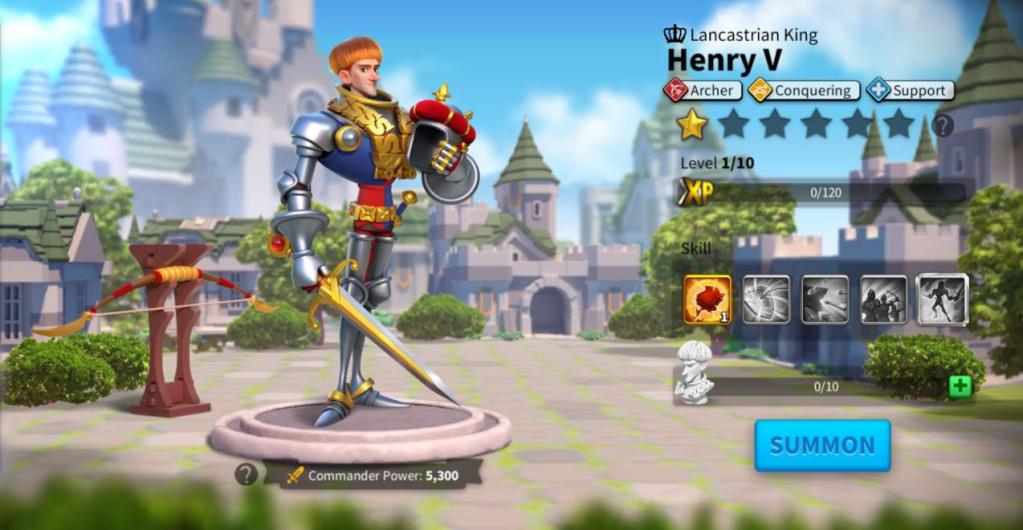 Henry V - Best Archer Commanders in Rise of Kingdoms