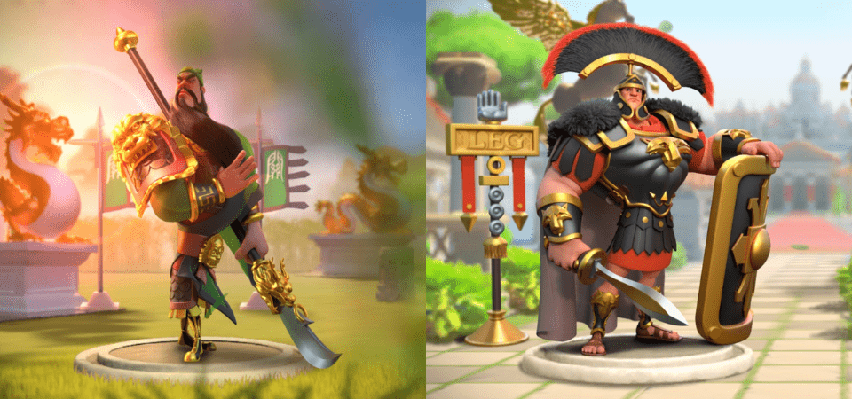 Best Legendary Commander Pairings in Rise of Kingdoms - Guan Yu (Primary) & Scipio Africanus (Secondary)