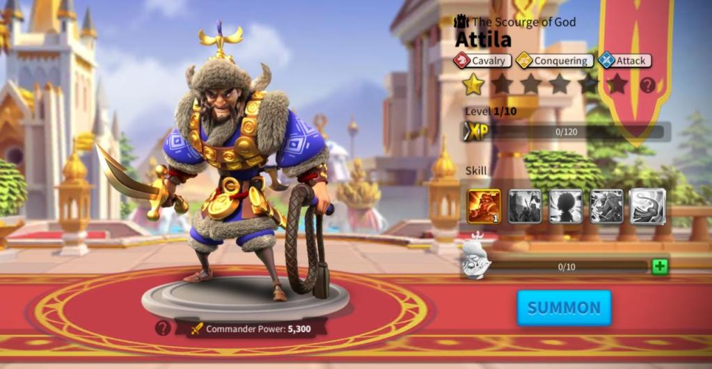 Best Attack Commanders in Rise of Kingdoms - Attila