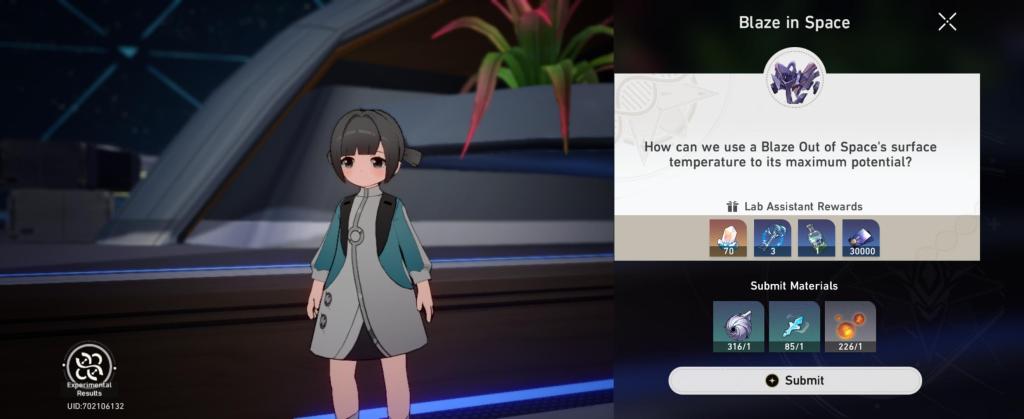 Honkai: Star Rail Lab Assistants In Position Guide Blaze in Space