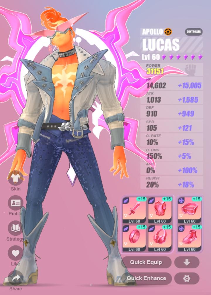 Best Equipment Sets in Dislyte - Lucas Recurve Set