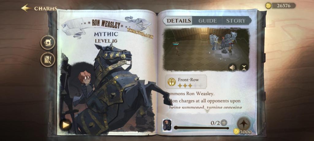 Harry Potter: Magic Awakened Cards Tier List - Ron Weasley