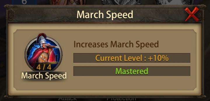 Evony Monarch Talents March Speed