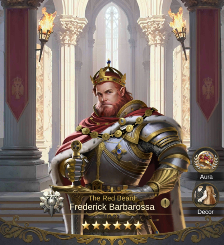 King's Choice Best Intellect Knights - Frederick Barbarossa
