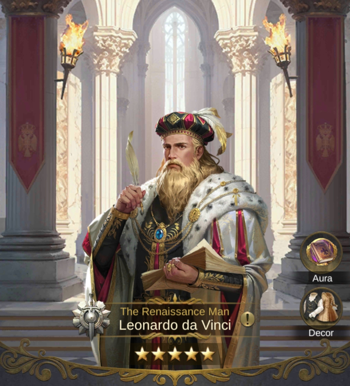 Leonardo da Vinci - King's Choice Famous Scholars Knights