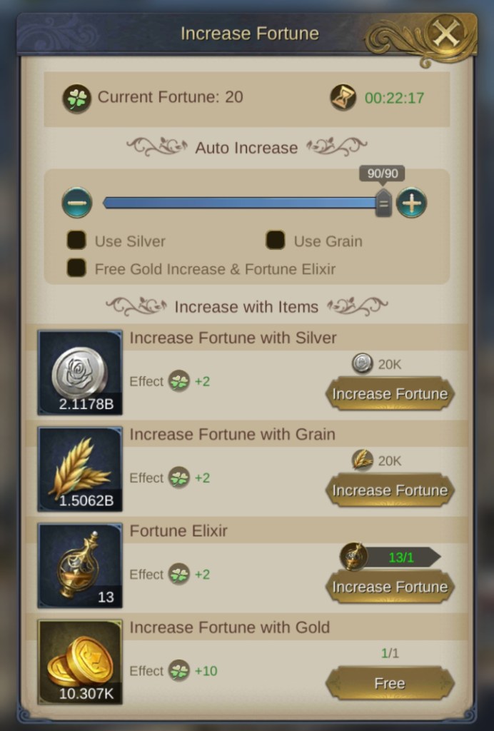 King's Choice Patrol Guide - Fortune