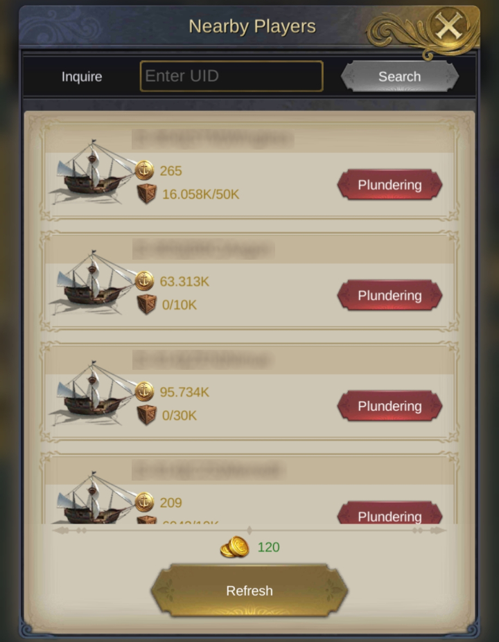 King's Choice Uncharted Waters Guide - Plundering